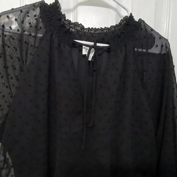 Blue rain black mini dress - Picture 4 of 14